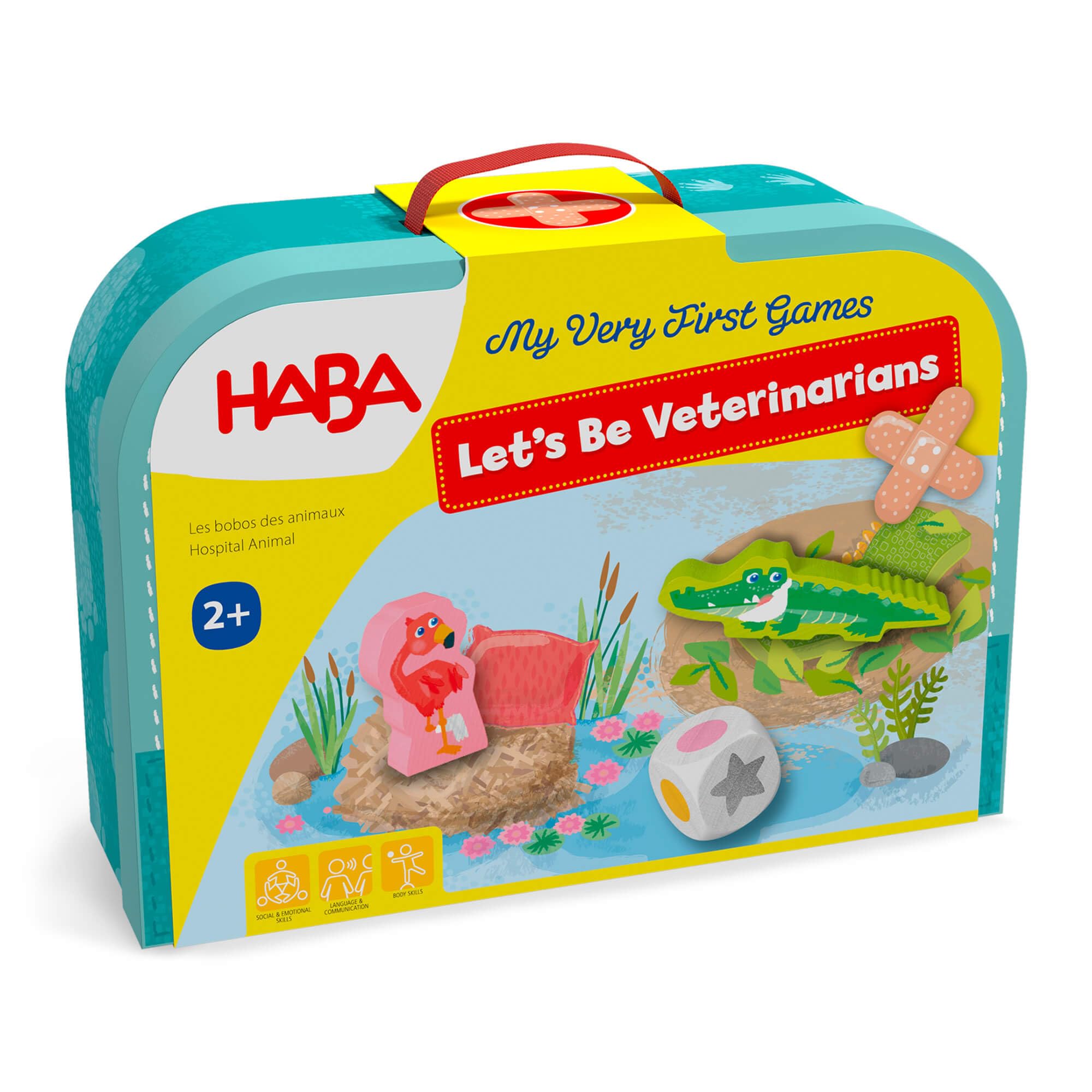 HABA My Very First Games - at The Vet, Toddler Games & Veterinarian Playset for Kids, Pretend Play Toys and Learning Toys for Toddlers 2-4 Years