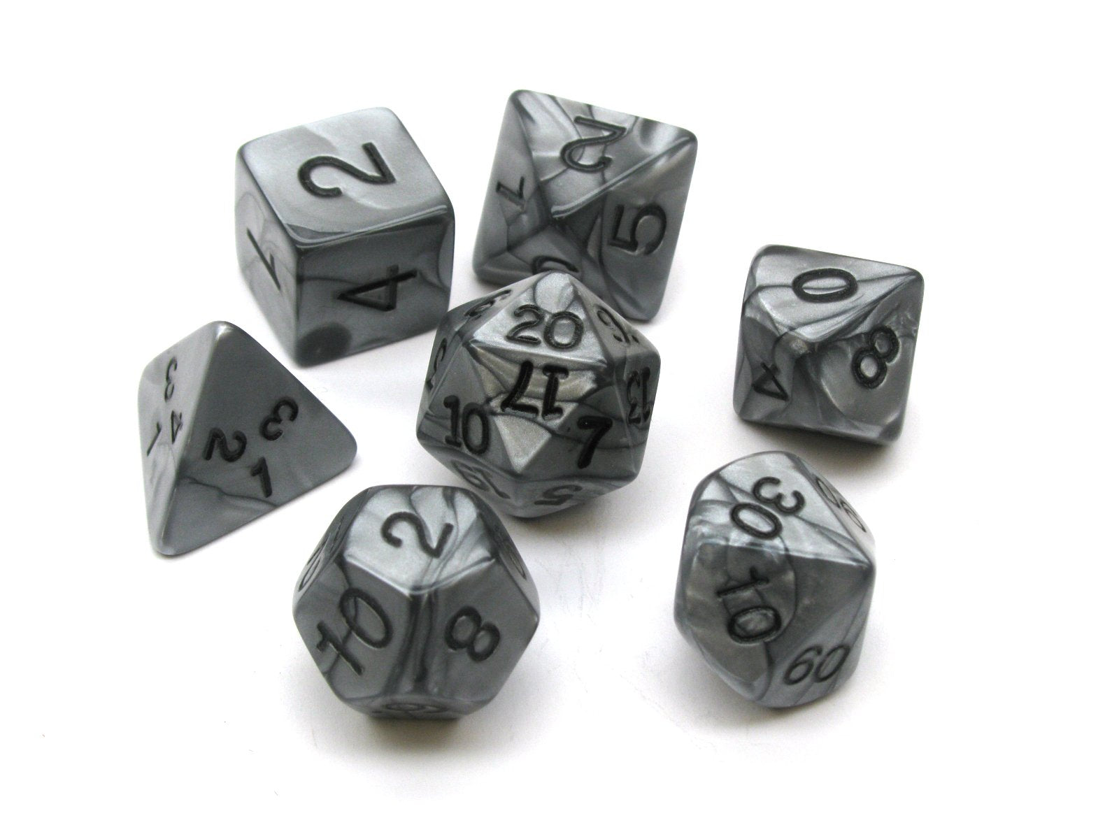 7-Set Cube Olympic Silver with Black
