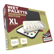The Army Painter Wargamers Edition Wet Palette, XL Palette for Acrylic Paints Set Including 50 Hydro Sheets, 2 Hydro Foams and Free Painting Guide, for Miniature Painting