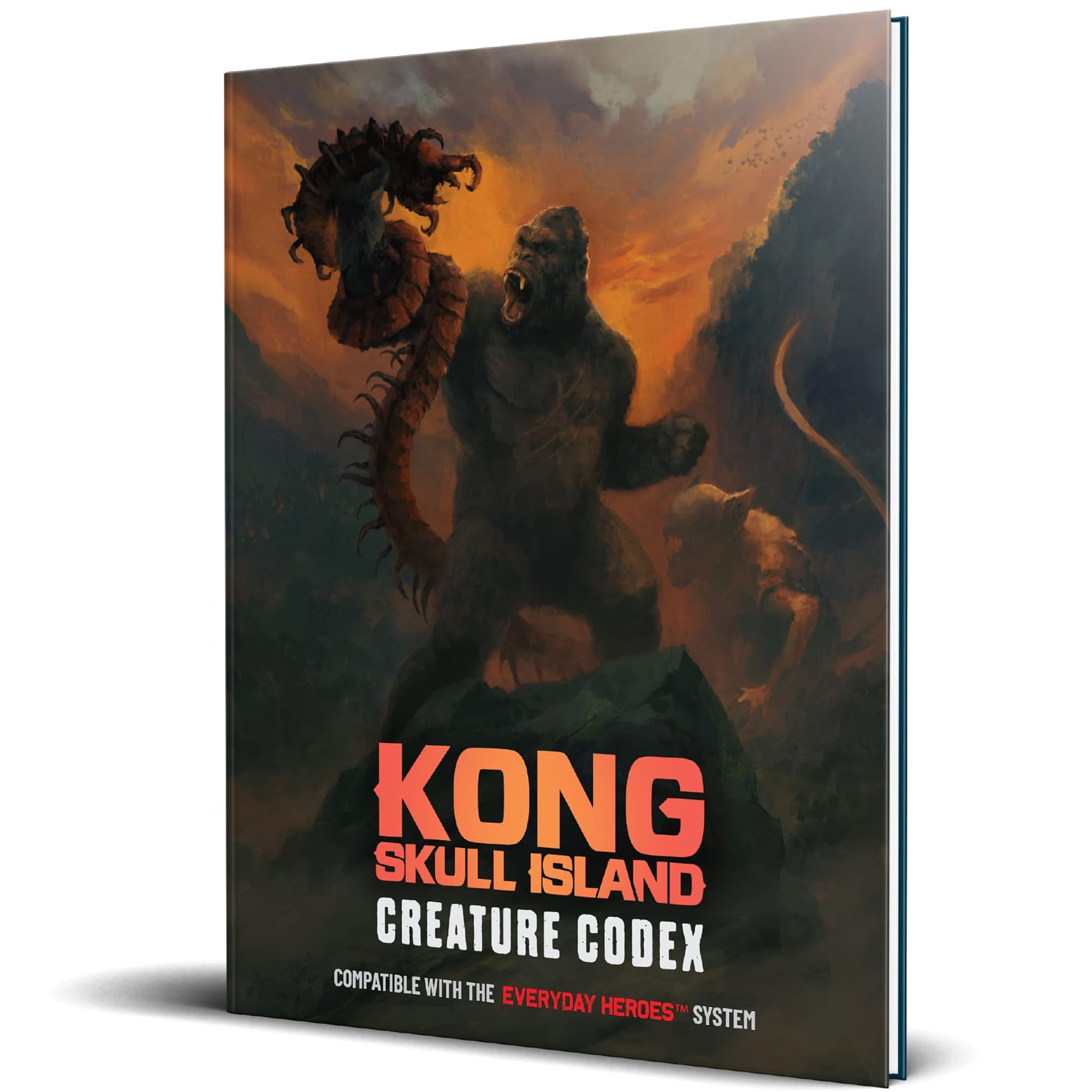 Kong: Skull Island - Creature Codex - Hardcover RPG Book, Everyday Heroes Compatible, Tabletop Role Playing Game, Licensed