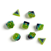 Sirius a Dice Green + Blue Translucent Dice Set