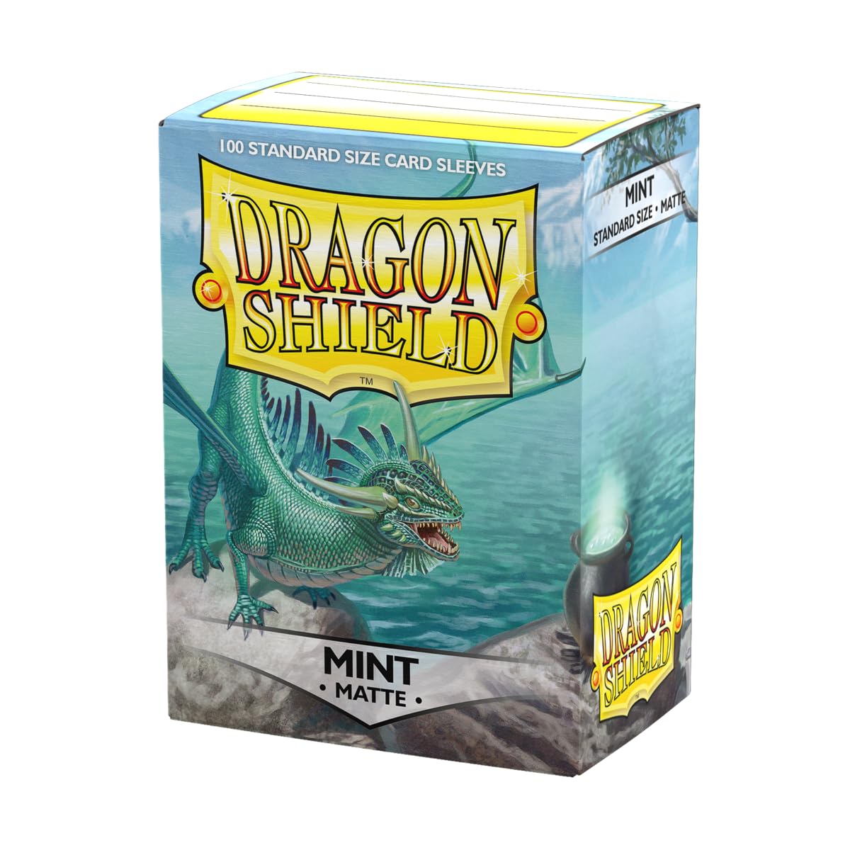 Dragon Shield | Standard Size Card Matte Sleeves | 100 CT - Smooth & Tough Premium TCG Sleeves | Compatible with Pokemon, Flesh & Blood, One Piece & Magic The Gathering | Mint - Matte