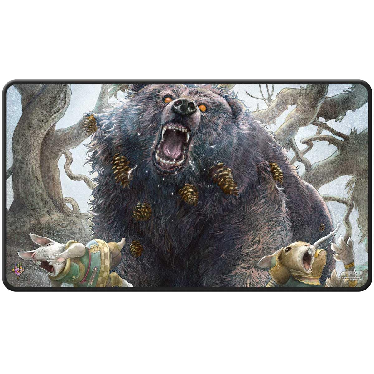 Ultra PRO - Magic The Gathering Bloomburrow Stitched Playmat Featuring Lumra, Bellow of The Woods, Premium Stitched Edges, Enhanced Gameplay, Stylish Game Accessory, Durable Fabric Surface,