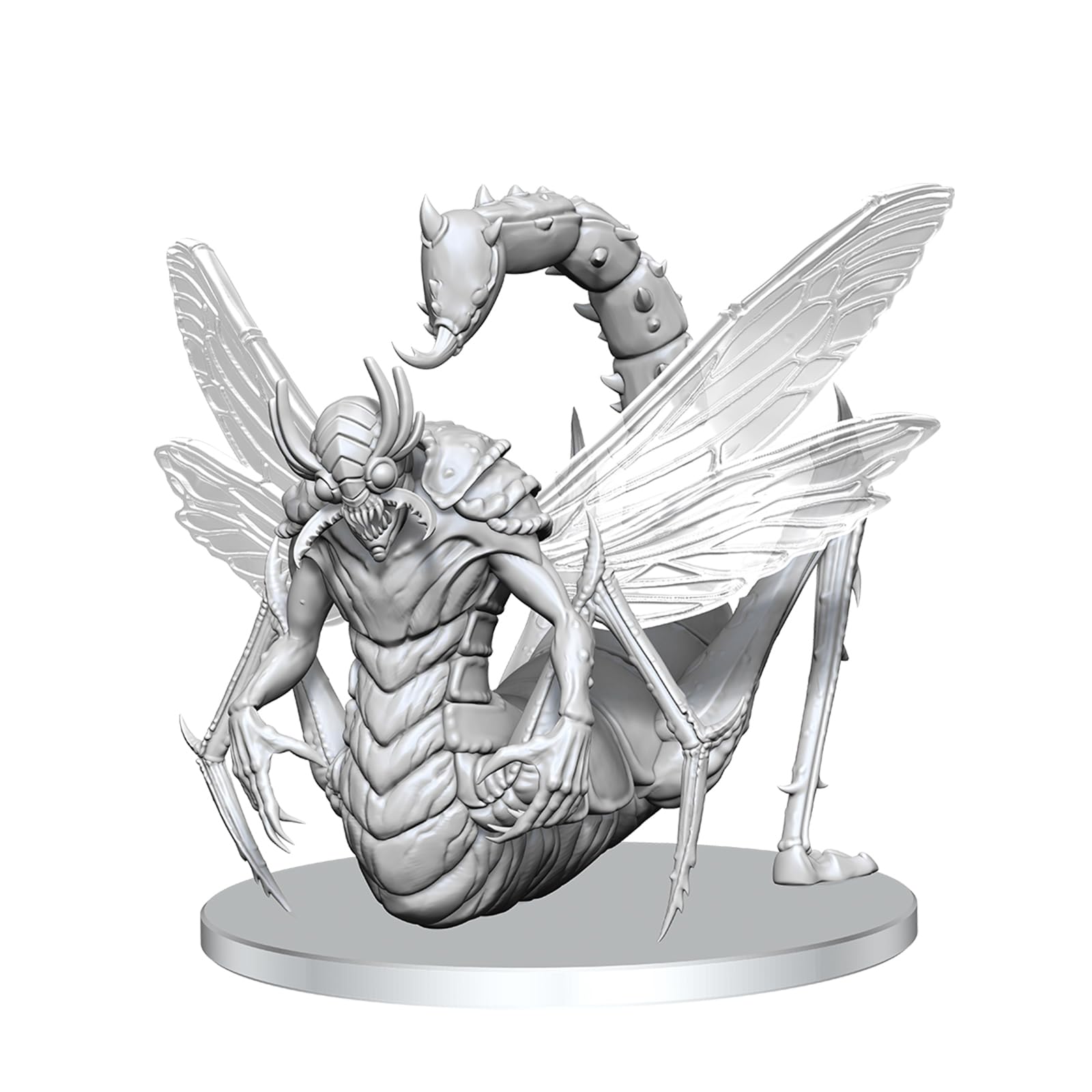 WizKids Pathfinder Battles Deep Cuts: Derakni (Locust Demon) | Unpainted Miniature Figure