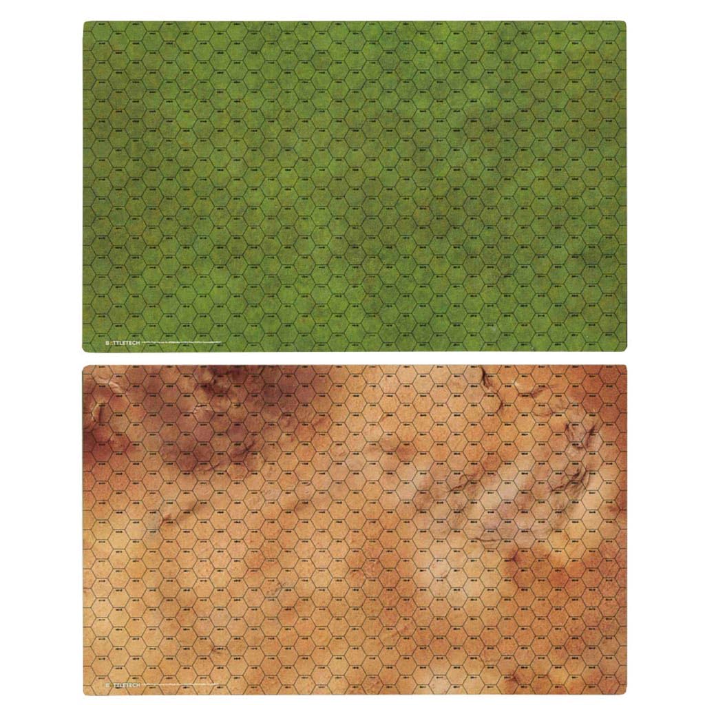 Catalyst Game Labs, BattleMat: FieldTech - Grasslands/Desert - for Ages 14 and Up