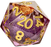 Elixir Dice: Individual D20 Elixir Liquid Core Dice - Aether Abstract