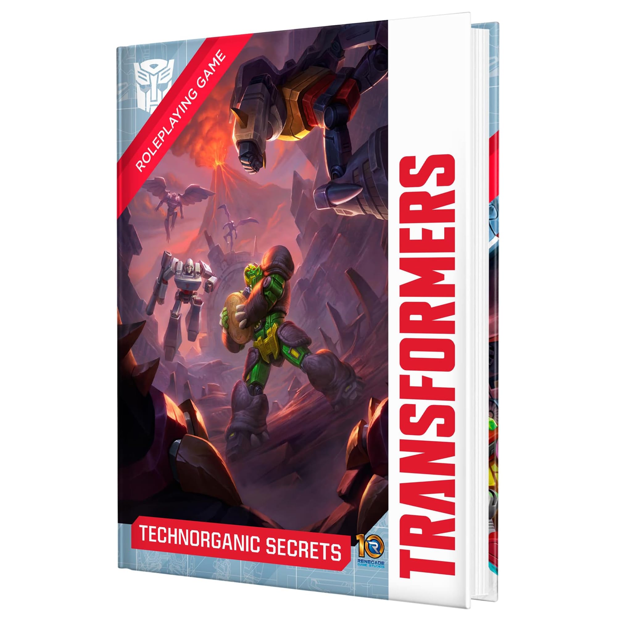 Renegade Games: Transformers Roleplaying Game: Technorganic Secrets Sourcebook - Expansion Hardcover RPG Book, Fan Favorite Characters, Ages 14+