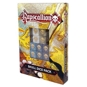 Skull Dice Pack – 10 Custom Six-Sided Dice for Roleplaying and Pirate-Themed TTRPGs