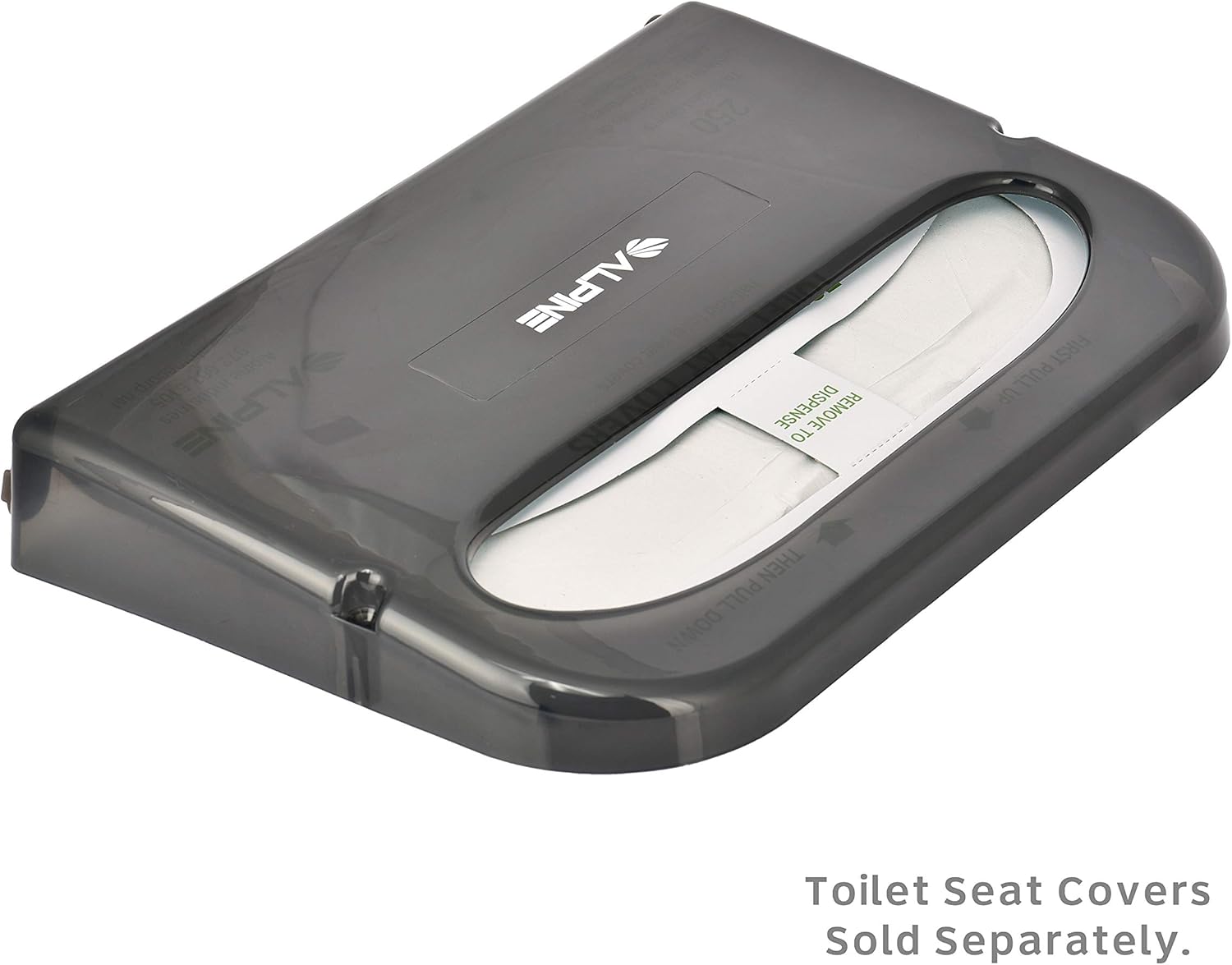Toilet Seat Cover Dispenser, Black (4 pack)