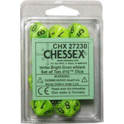 d10 Clamshell Vortex Bright Green with Black (10)