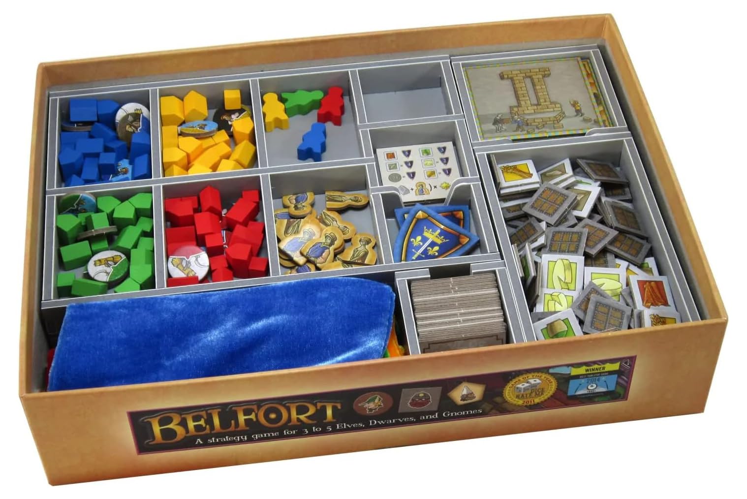 Box Insert: Orleans, including 5th Player Expansion Version 3