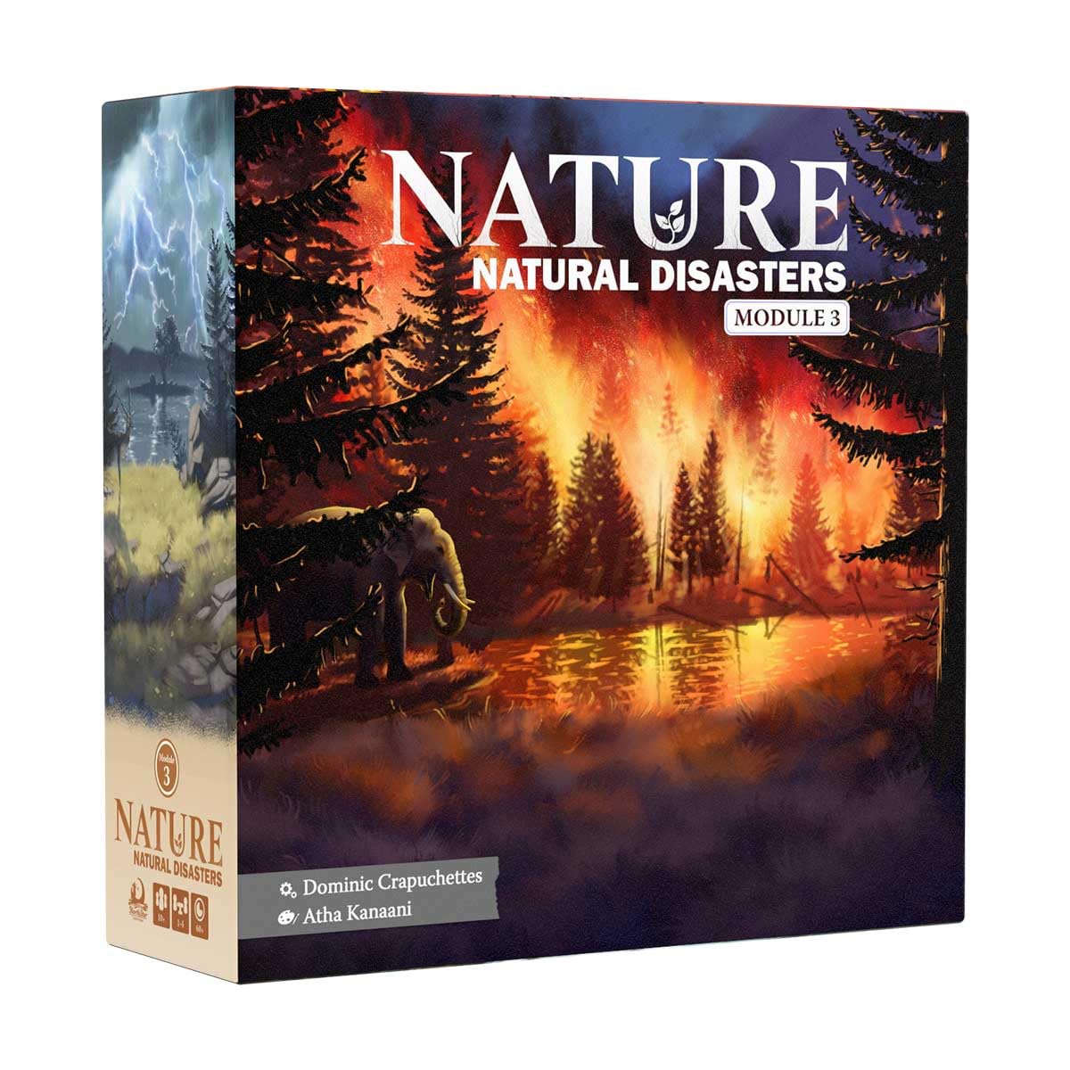Northstar Game Studio Nature Board Game Expansion Module 3: Natural Disasters | Adapt Species in a Changing Environment | Strategy Game for Adults, Teens, Families and Solo | 1-4 Players, Age 10+