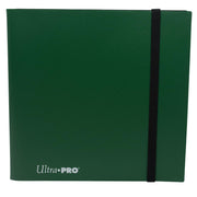 Ultra PRO - Eclipse 12-Pocket Forest Green PRO-Binder for 480 Cards Standard Size Cards, Protects Collectible Cards, Gaming Cards and Sports Cards In Ultra PRO Deck Protector Sleeves