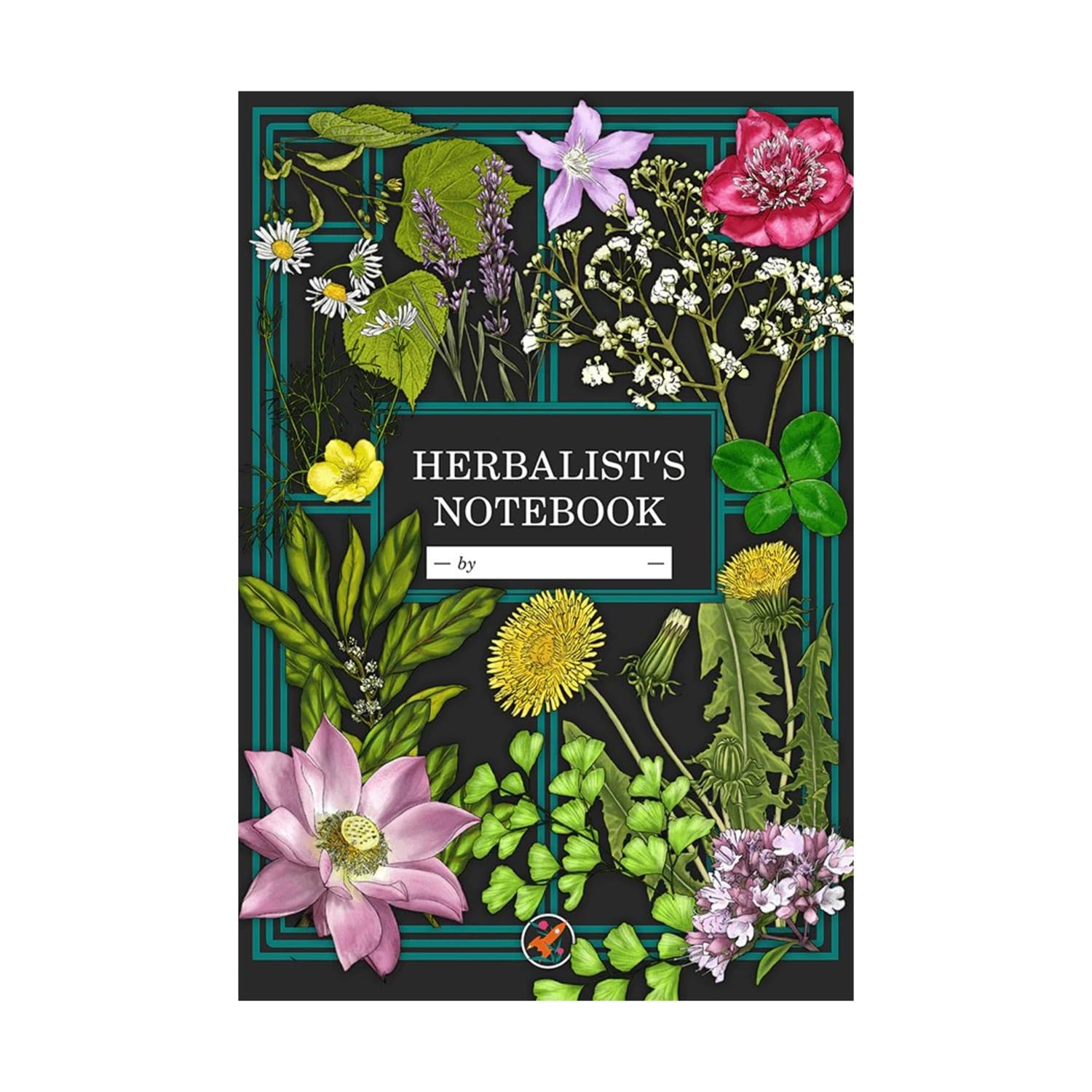The Herbalist's Notebook Black & White Cover