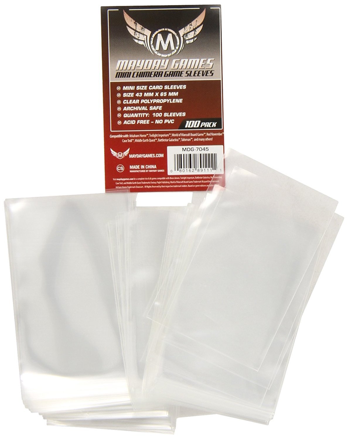 Deck Protector: Mini Chimera Game Red 43 x 65mm (100)