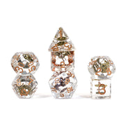 16mm Resin Poly Dice Set - Gear Dice (7)
