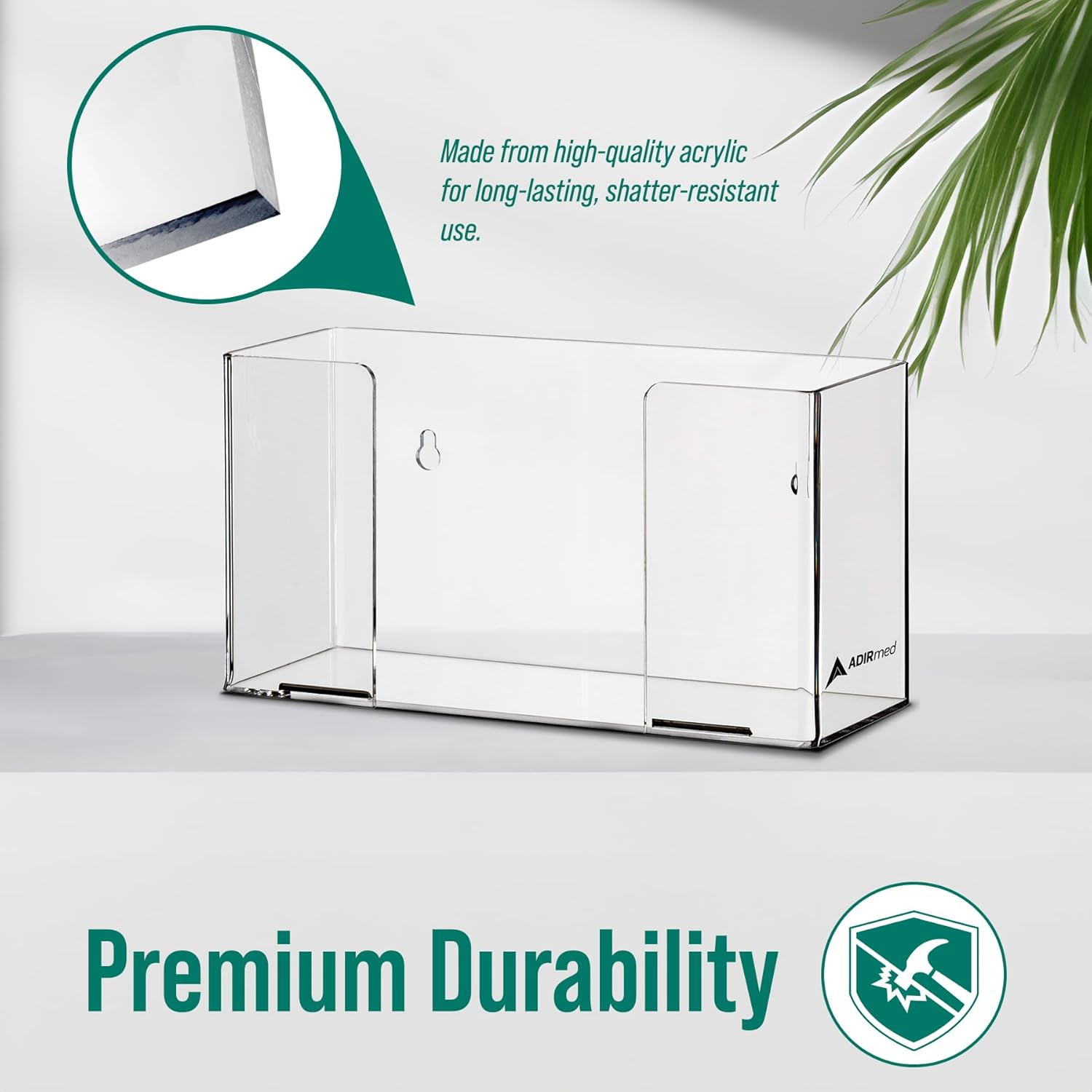 Single Box Capacity Acrylic Glove Dispenser
