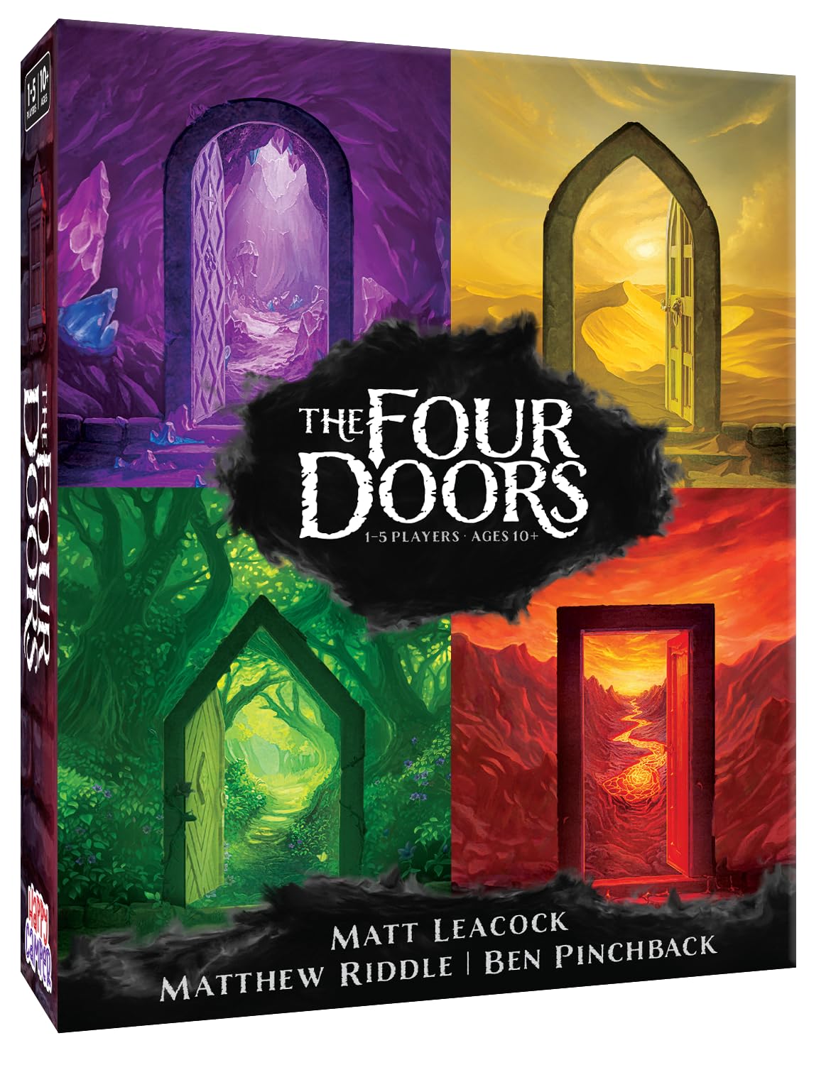 Happy Camper - The Four Doors | Cooperative Game by Pandemic and Forbidden Island Creator | Perfect for Solo Play, Two Players, and Small Groups | Portable Adventure Game