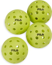 Fila Outdoor Pickleballs 4-Pack - Lime