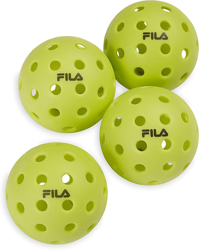 Fila Outdoor Pickleballs 4-Pack - Lime