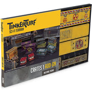 TinkerTurf Sci-Fi Terrain: Crates 1 Add-On, Neutral Theme, Sturdy, Affordable, Great-Looking Full-Color Terrain, Quick and Easy to Assemble, Virtually Limitless Setups
