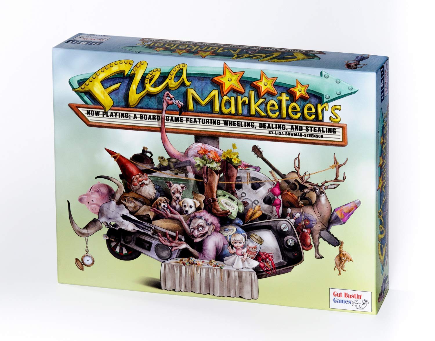 Gut Bustin' Games Flea Marketeers Board Game