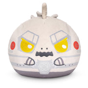 TeeTurtle Reversible Godzilla MechaGodzilla 6-Inch Two-Sided Flip Plush Toy with Embroidered Details - Cute Mini Collectible Plush for Kids, Teens, and Adults