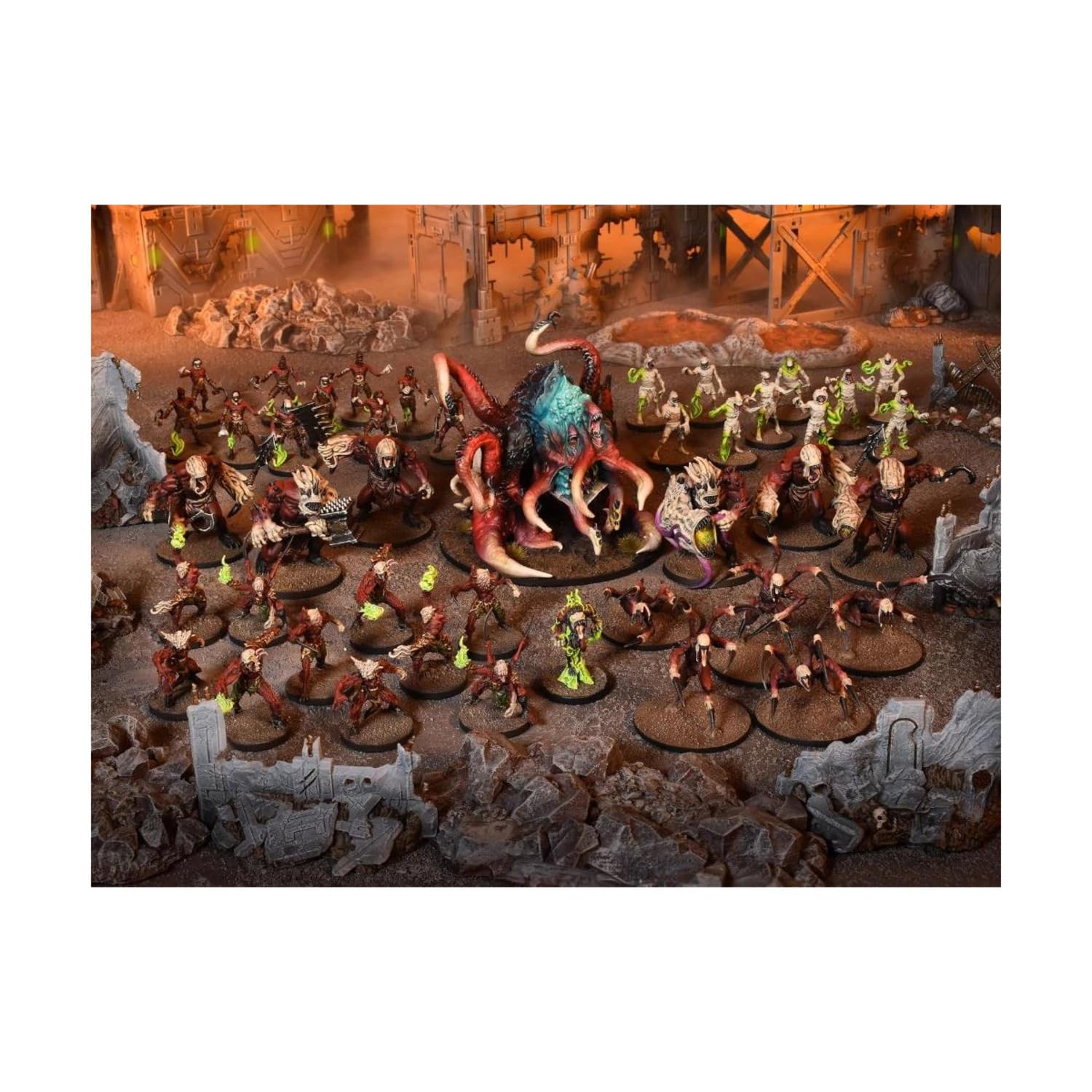 Mantic Nightstalker Strike Force: 6 x Butchers, 10 x Void Touched, 20 x Scarecrows/Spectres, 1 Resin Horror, 1 Terror - Science Fiction Miniature Wargame - Age 14+