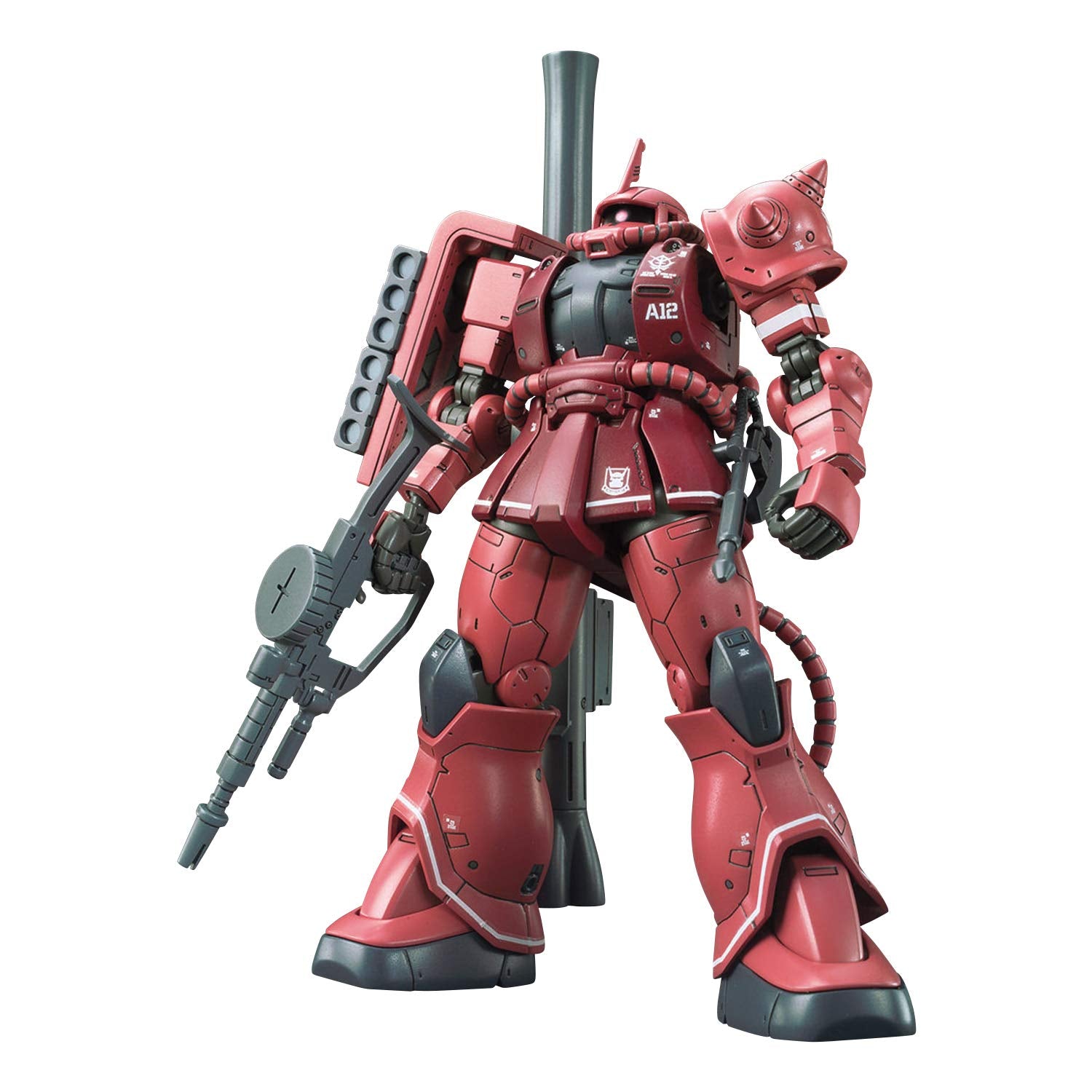 Bandai Spirits Hobby MS-06S Zaku II Char Aznable's Mobile Suit Gundam (Red Comet Ver.) Gundam The Origin HG 1/144, Multi (BAS5057656), 11.89 Inch
