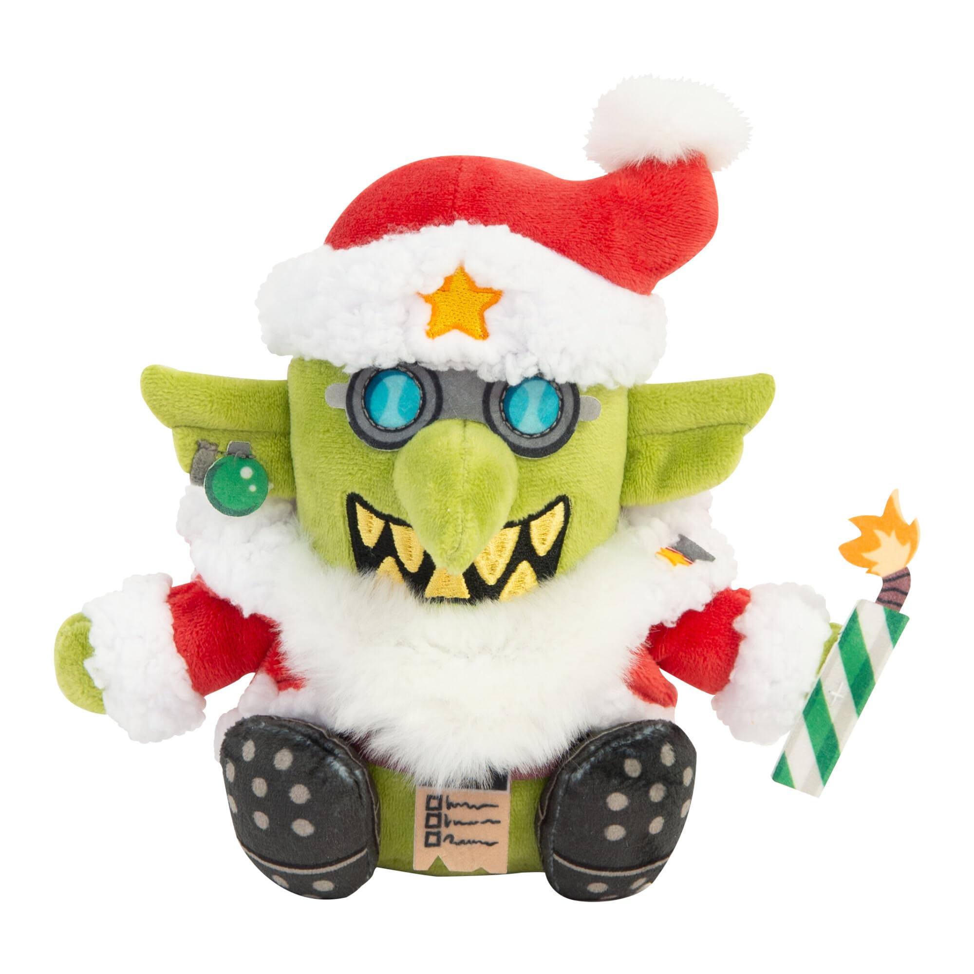 Warhammer 40,000 Da Red Gobbo Plush - Officially Licensed Games Workshop Collectible - Soft Mini Plush for Desk & Gamer Decor - 6 Inch - Ages 12+