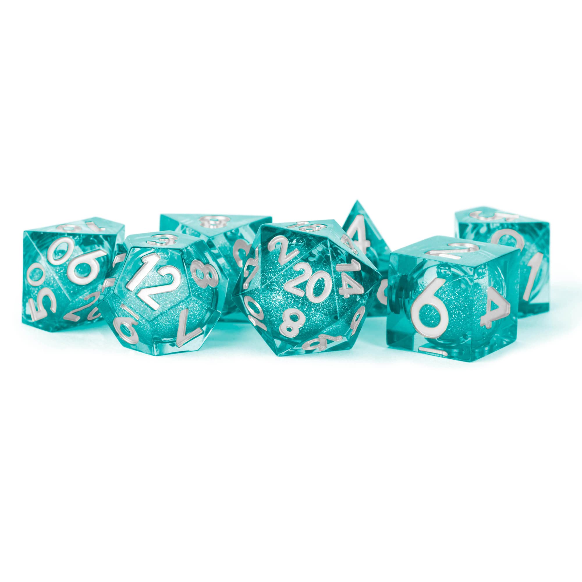 FanRoll by Metallic Dice Games Mana Extract Elixir Liquid Core DND Dice Set, Role Playing Game Dice for Dungeons and Dragons