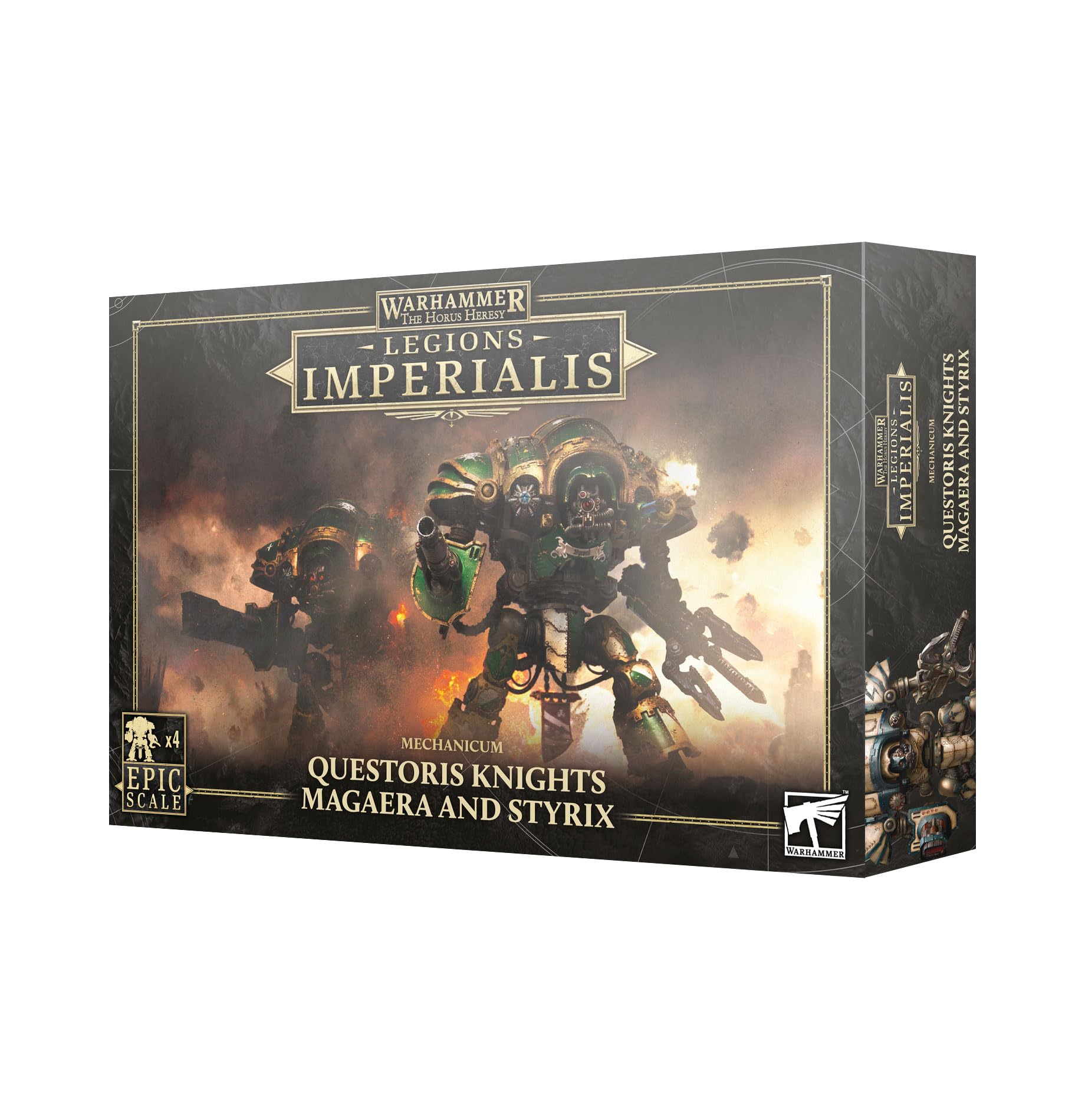 Games Workshop - Warhammer - The Horus Heresy - Legions Imperalis: Questoris Knights Magaera and Styrix [Epic Scale]