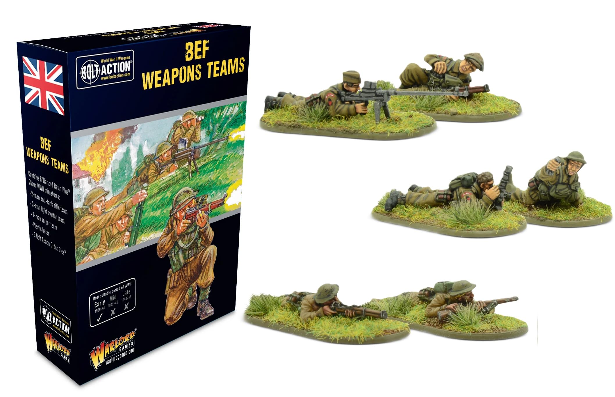British BEF Weapons Teams for Bolt Action by Warlord Games
