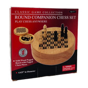 Classic Game Collection - Round Companion Chess Set
