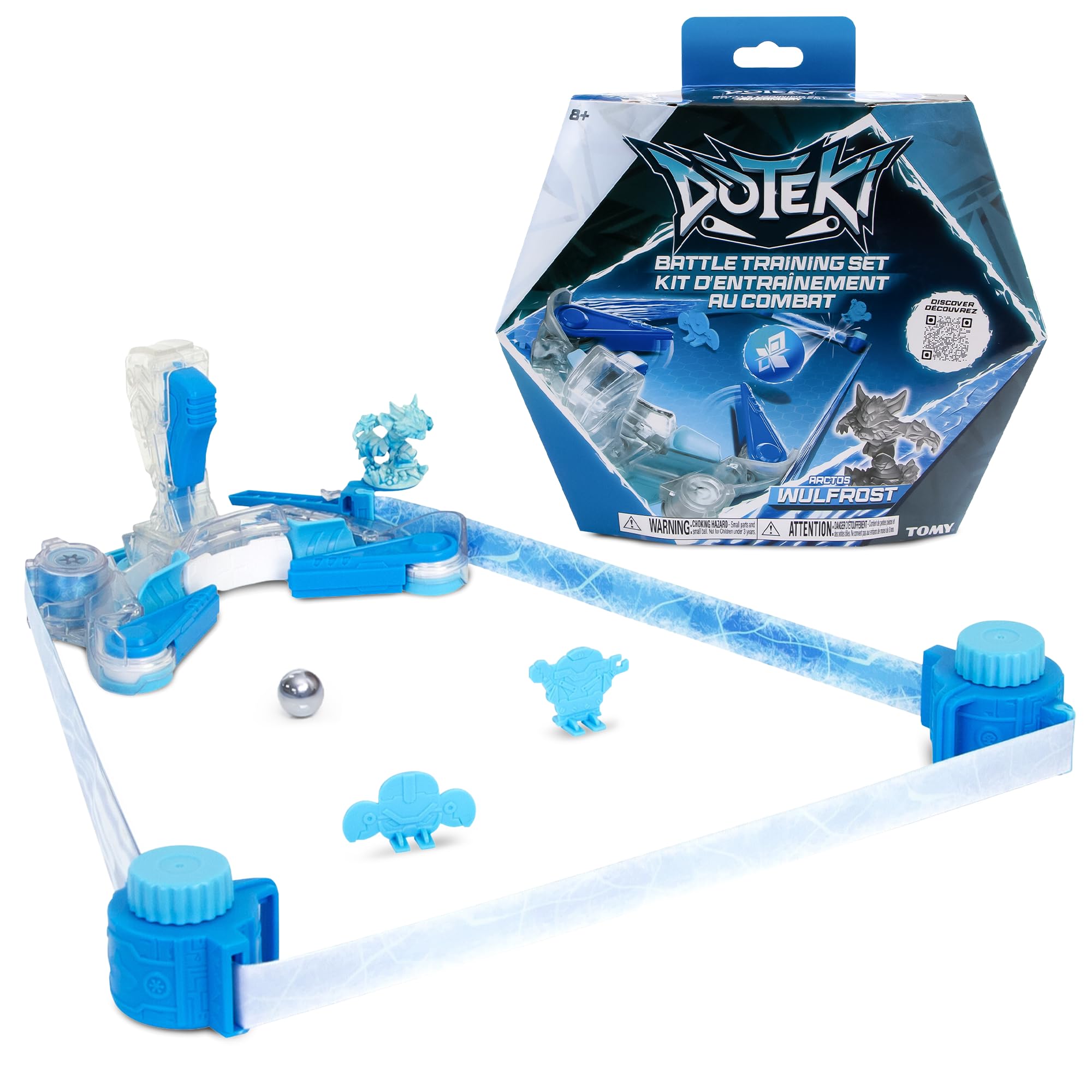 DŌTEKI Battle Expansion Pack - Arctos - Strategic Target Practice - Battle Game with Collectible Figure and Trading Card - Customizable Fighting Games for Kids - 1-2 Players
