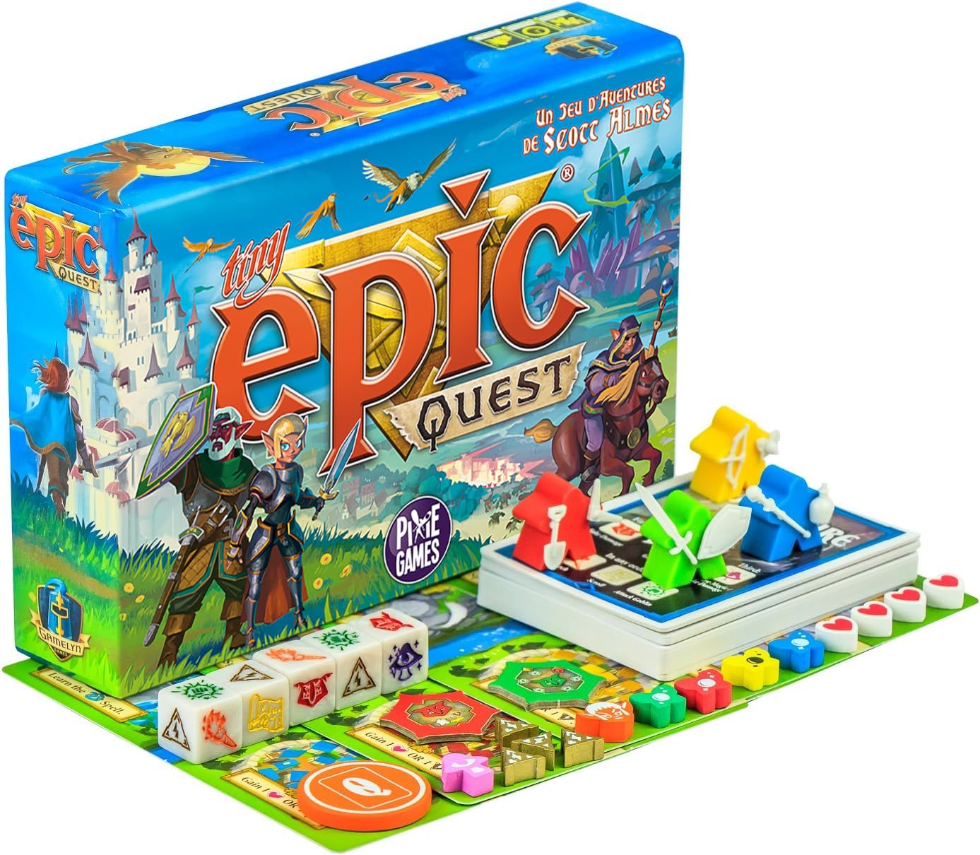 Tiny Epic Quest Fantasy Board Game: A Small Box Adventure
