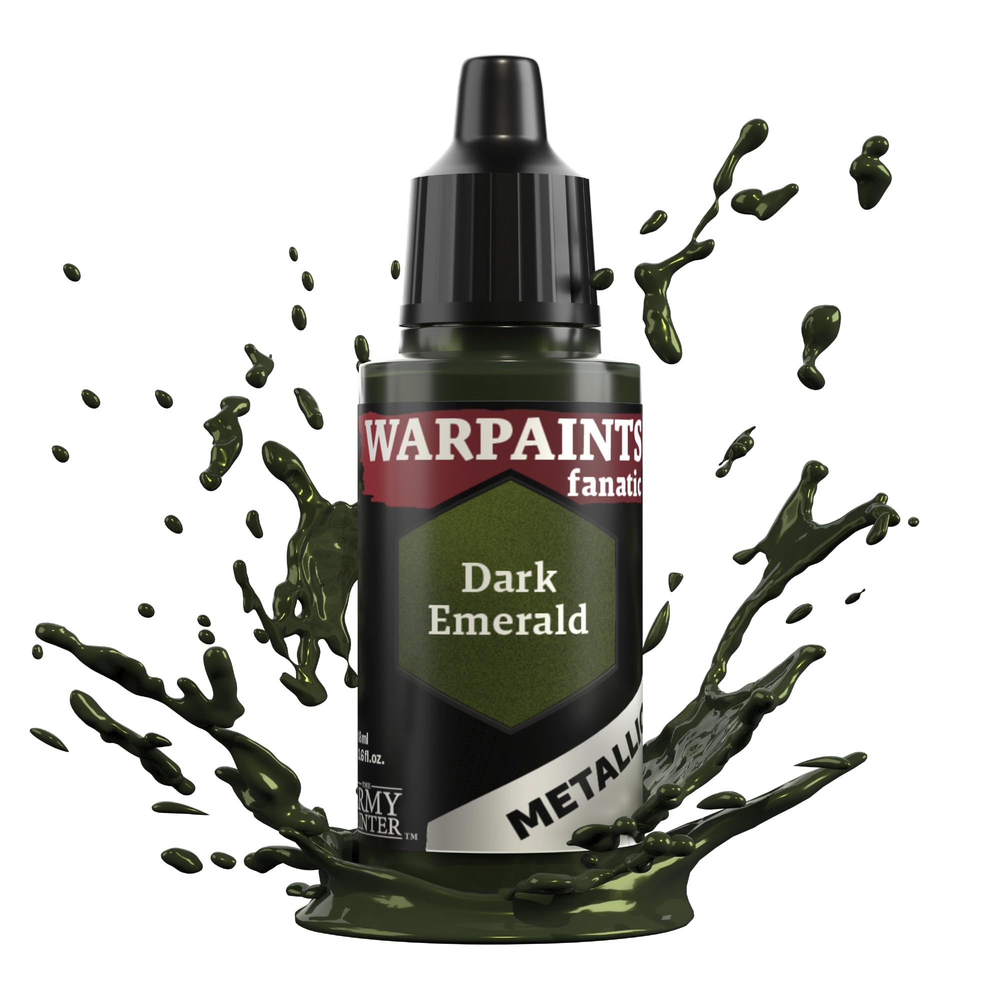 The Army Painter Metallic Pigment Warpaints Fanatic 18ml Hobby Paints (Dark Emerald)