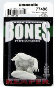 Reaper Miniatures Werearmadillo #77498 Bones RPG D&D Mini Figure