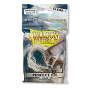Dragon Shield Perfect Fit Inner Card Sleeves Standard Size (100 CT) – PVC-Free Polypropylene Double-Sleeve Protection Compatible with Pokemon, One Piece & Magic The Gathering – Clear