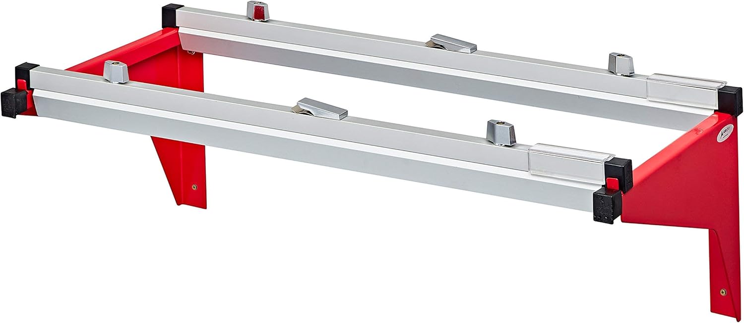 Drop/Lift Wall Rack for Blueprints, Red