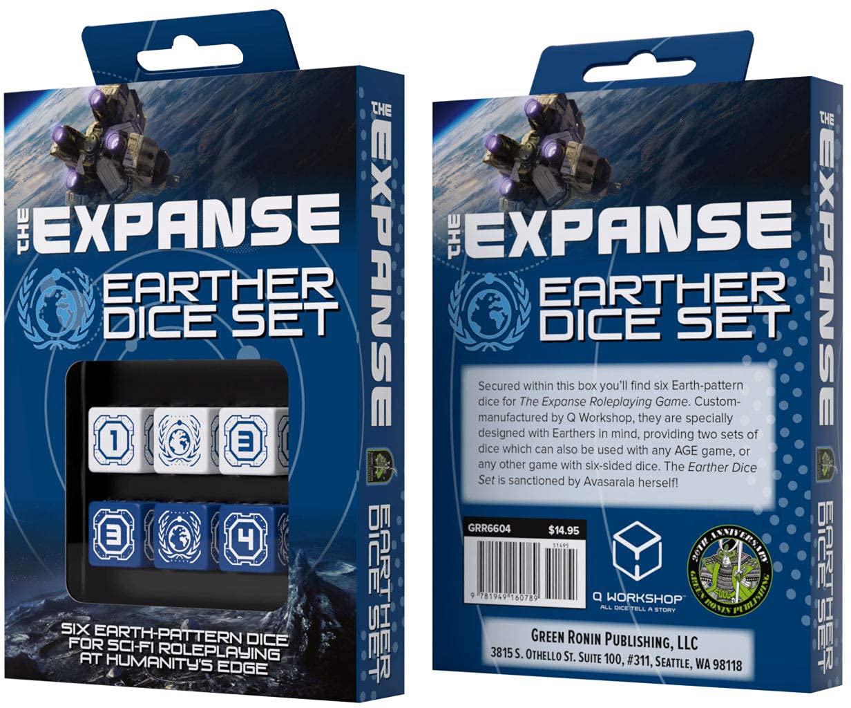The Expanse: d6: Earther Dice Set (6)