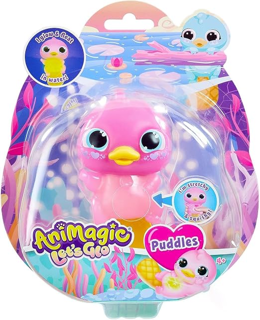 Animagic - Let's Glo Platypus  contains 3 Pink, 3 Blue