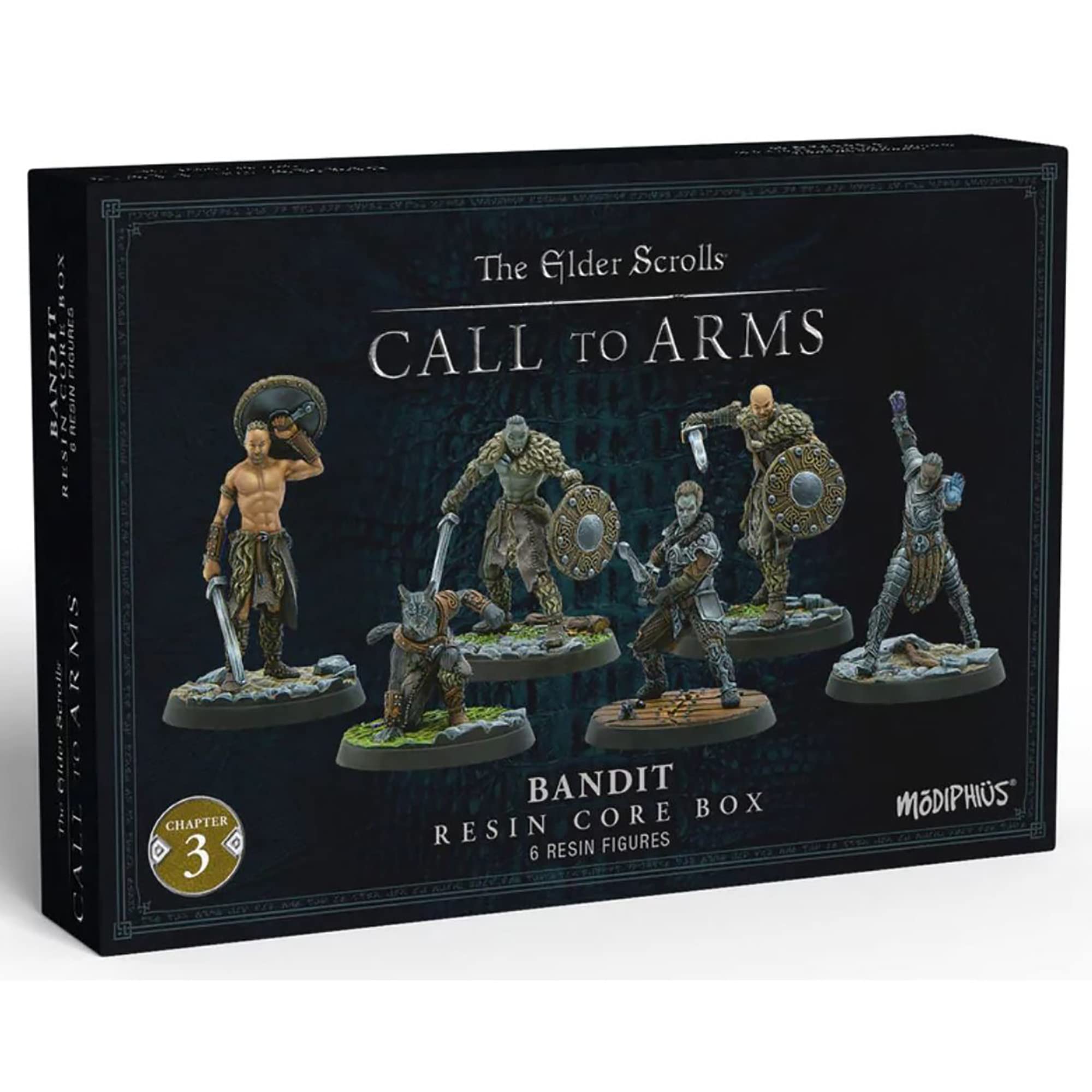 The Elder Scrolls: Call to Arms - Bandit Core Set - 6 Unpainted Resin Figures