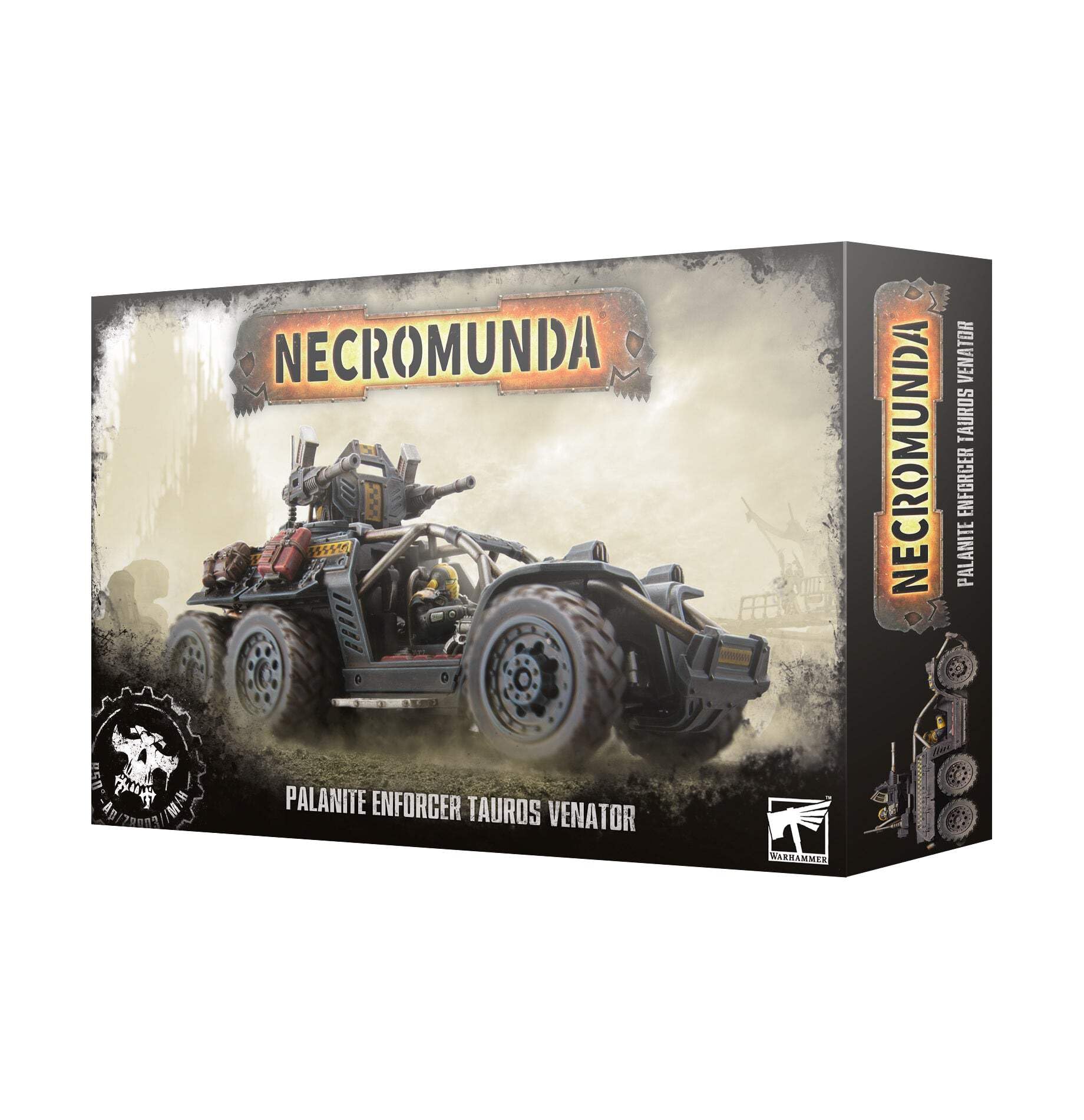 Warhammer Games Workshop Necromunda: Palanite Enforcer Taurus Venator, Black and Grey