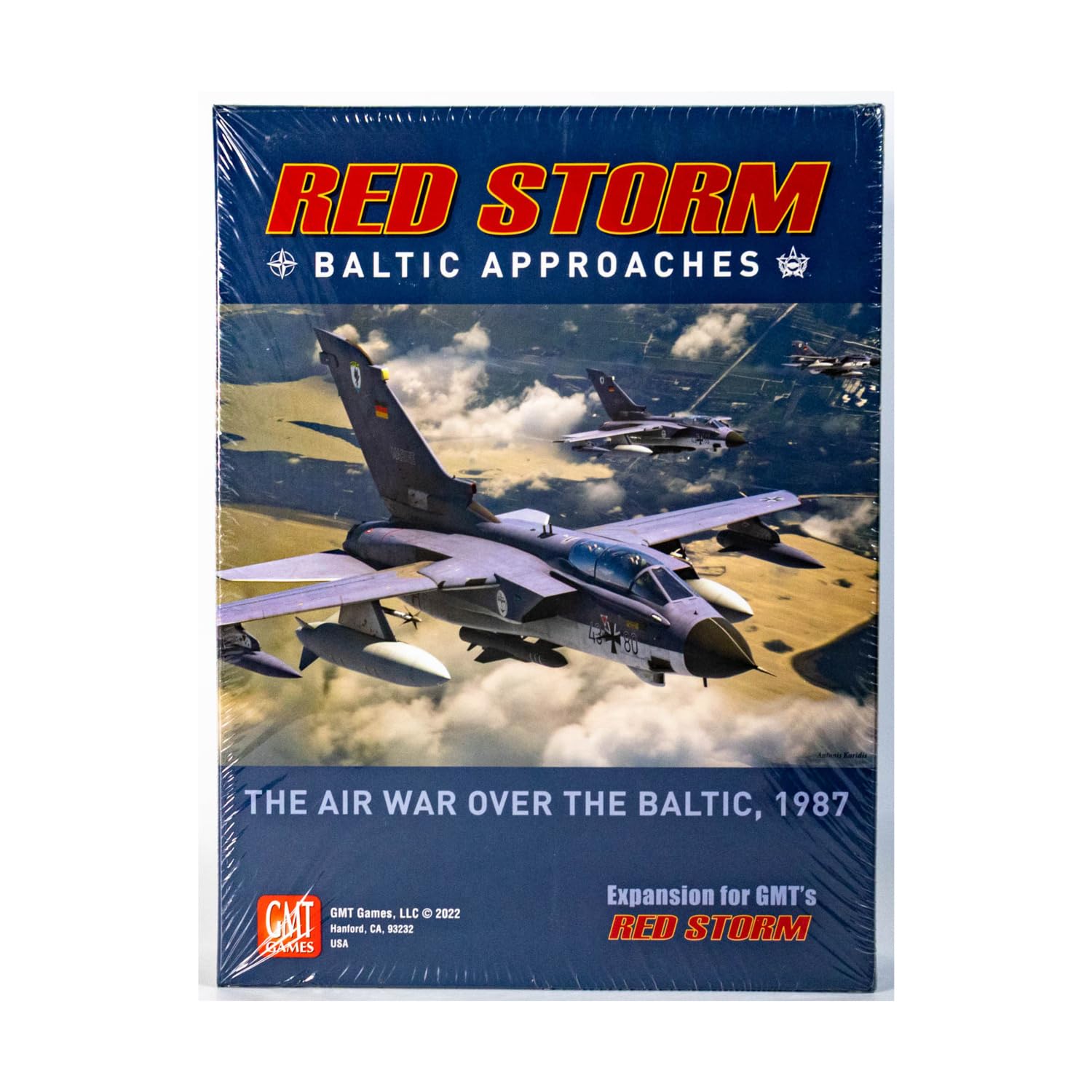 GMT Games Baltic Approaches, The Air War Over The Baltic 1987, Expansion Kit for Red Storm Boardgame