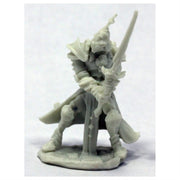 Reaper Miniatures Andras, Evil Warrior #77401 Bones RPG Miniature Figure