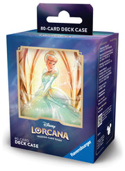 Ravensburger Disney Lorcana TCG: Archazia's Island Deck Box Featuring Cinderella - Ballroom Sensation | Securely Store 80 Sleeved Cards | Durable Portable Organizer for TCG Players | for Ages 8+