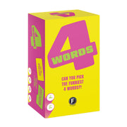 4 Words Party Game - Creative Word Play for Surprisng Answers & Hilarious Laughs - Fun Icebreaker for Parties and Game Nights - Ages 14+, 2+ Players, 30 Minute Playtime, Made by Fitz