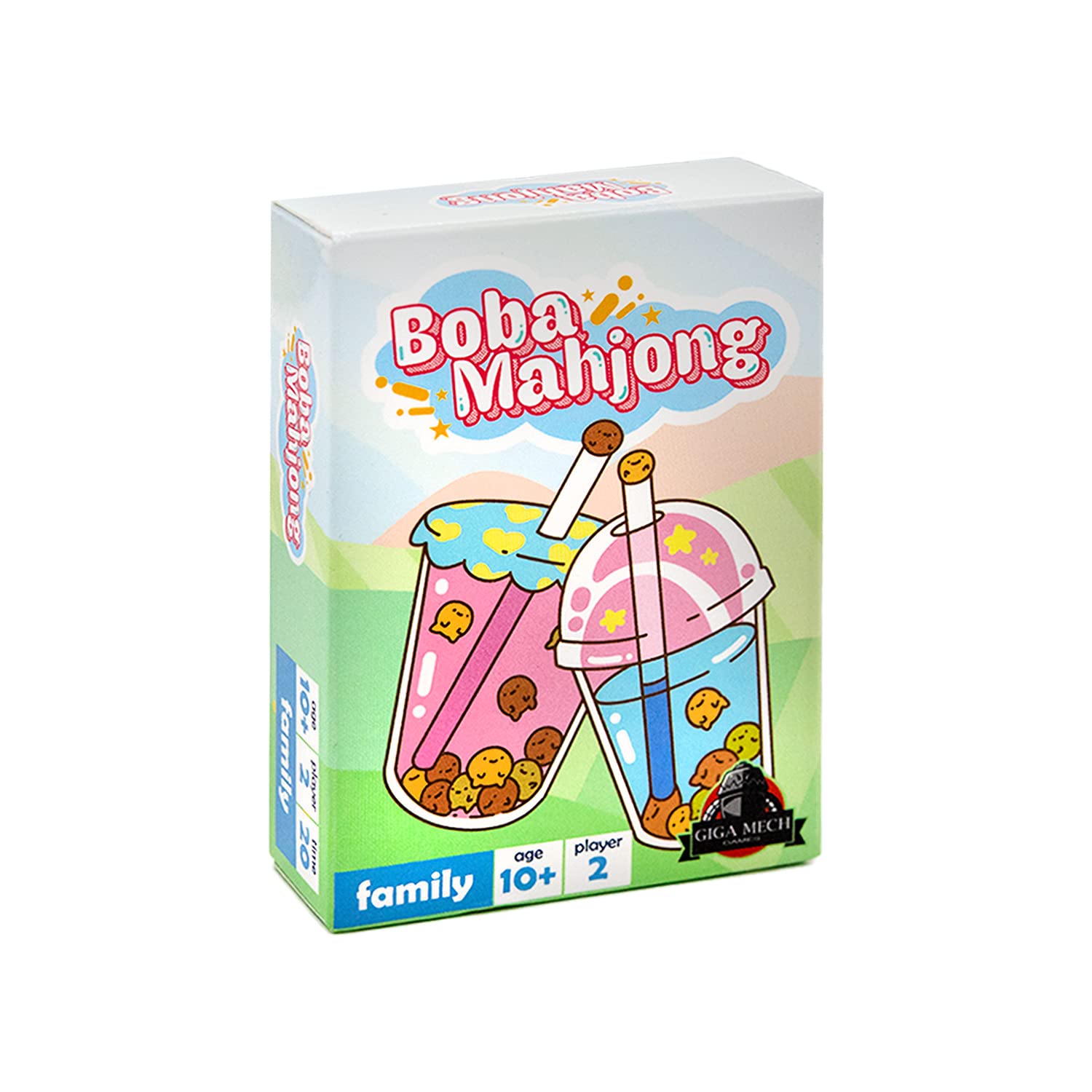 Giga Mech Games Boba Mahjong - A Bubble Tea Card Game for Two!