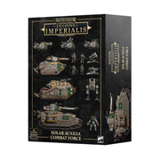 LEGIONS IMPERIALIS: Solar Auxilia Combat Force – 157 Multi-Part Epic Scale Miniatures, 67-Model Army Kit with Vehicle Transfer Sheets and Bases